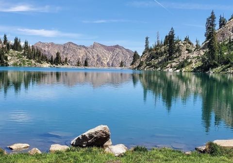 If You Can Make It Up The Trail To This Utah Lake, You'll Likely Have It All To Yourself