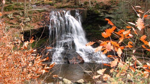 You Can Practically Drive Right Up To The Beautiful Dry Run Falls In Pennsylvania