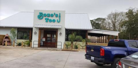 The Plates Are Piled High With Seafood At The Delicious Bozo’s Too In Mississippi