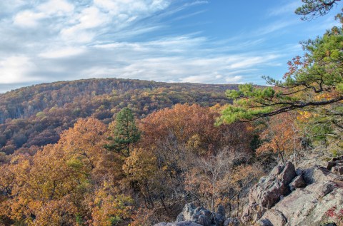 The Picturesque Mina Sauk Falls Trail Will Take You To The Most Spectacular Fall Foliage In Missouri