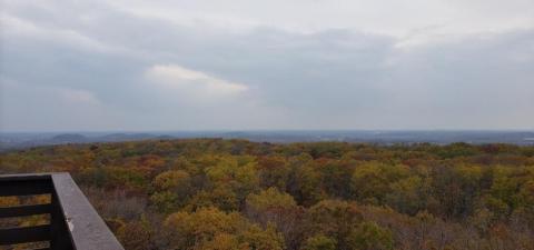 Ending At A 60’ Observation Tower, Parnell Tower Trail Takes You To The Most Spectacular Fall Foliage In Wisconsin