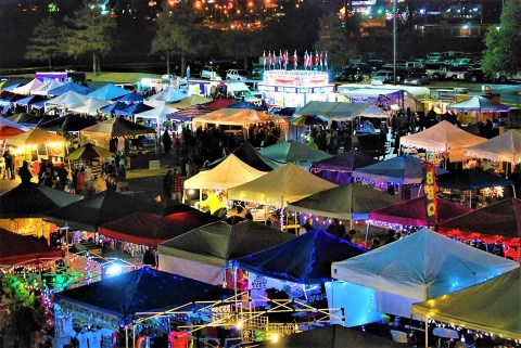 Explore Over 200 Vendors At The Bossier Night Market In Louisiana