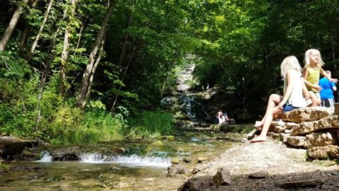 You Can Practically Drive Right Up To The Beautiful Dunnings Spring Falls In Iowa