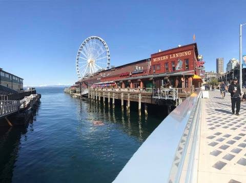 The Plates Are Piled High With Seafood At The Delicious Crab Pot In Washington