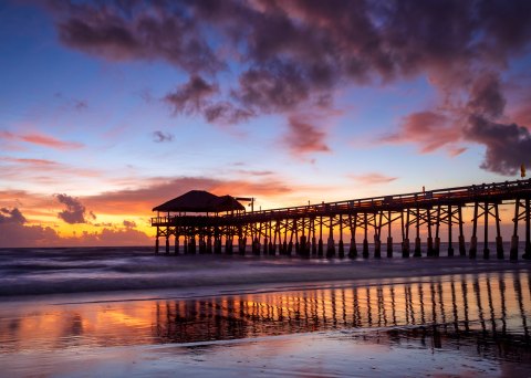 Cocoa Beach Pier Is One Of The Most Spectacular Places To Watch The Sun Rise In Florida