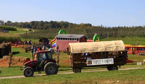 Eat Fudge, Pick Pumpkins, And Go On A Hay Ride At Triple B Farms Near Pittsburgh