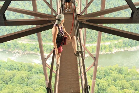 Take The Stomach-Dropping New River Gorge Bridge Walk In West Virginia