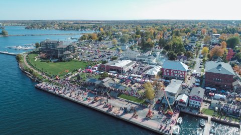 Watch Pumpkins Soar Over The St. Lawrence River At The Annual Punkin Chunkin Festival In New York