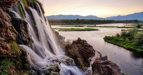 Fall Creek Falls In Idaho Will Soon Be Surrounded By Beautiful Fall Colors