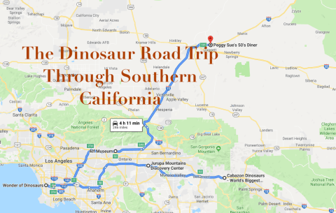 The Dinosaur Themed Road Trip In Southern California That Is The Perfect Weekend Adventure