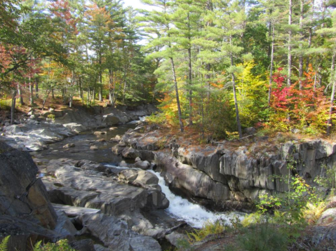 You Can Practically Drive Right Up To The Beautiful Coos Canyon Waterfall In Maine