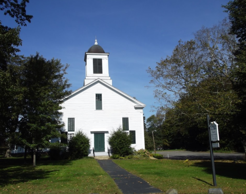 The First Congregational Church Is The Oldest In Maine, Dating Back To The 1700s