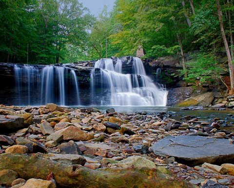 You Can Practically Drive Right Up To The Beautiful Brush Creek Falls In West Virginia