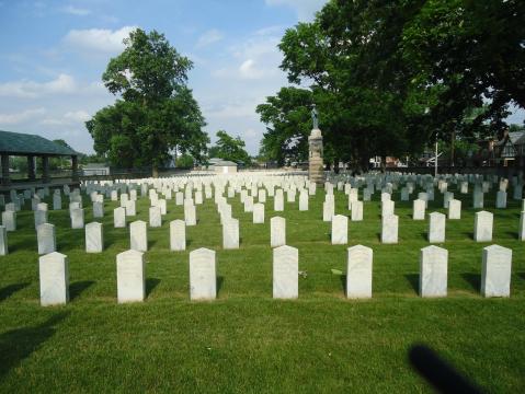 There's A 2-Acre Civil War Cemetery That Used To Be A Confederate Prison In Ohio Called Camp Chase