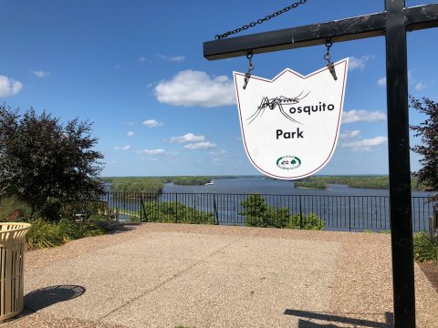 Take A Short Walk To A Stunning Overlook At Mosquito Park In Iowa