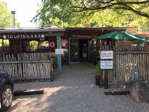 Sit Outside At Taos Pizza Out Back For A Great Dining Experience In New Mexico