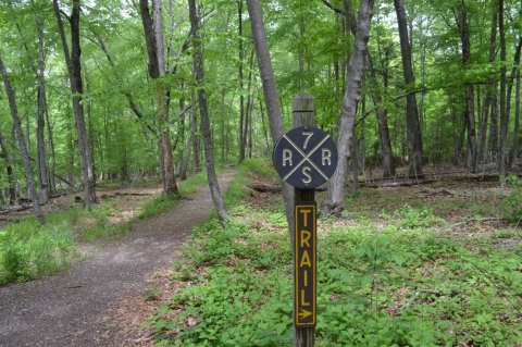 Hike The Abandoned Miniature Railroad Trail At Gillette Castle State Park In Connecticut