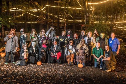 Take A Walk On The Spooky Side At The Haunted Forest In Michigan