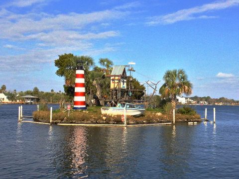 There Is A Mini Monkey Alcatraz Known As Monkey Island In Homosassa, Florida