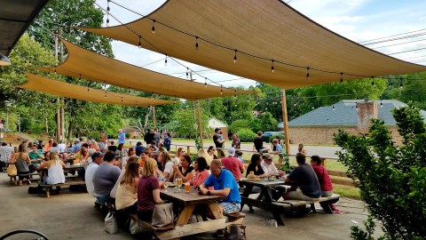 The Massive Burgers At Abridged Beer Company In Tennessee Are Well Worth A Road Trip