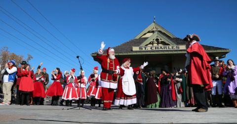 The Most Enchanting Christmastime Main Street In The Country Is St. Charles In Missouri