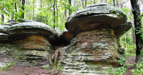 Walk Through 3,300 Acres Of Rock Formations At Illinois' Garden Of The Gods Wilderness