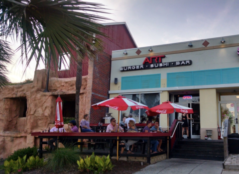 The Massive Bloody Marys At ART Burger Sushi Bar In South Carolina Are True Works Of Art