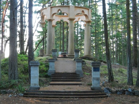 Pay A Halloween Visit To Afterglow Vista, Washington's Spookiest Mausoleum