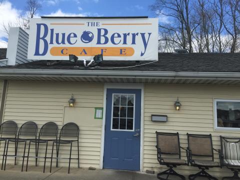 On The Weekends, The Muffin Man Visits Every Table At The Blue Berry Cafe In Ohio