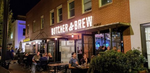 Feast On The Gigantic Triple-Stack Cheeseburger From Butcher & Brew In Georgia