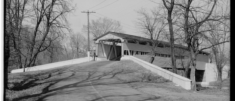 The Longest Covered Bridge In Delaware, Smith Bridge, Is 154 Feet Long