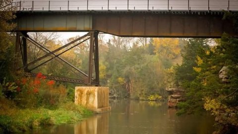 Walk Across The Devil's Gulch Bridge For A Gorgeous View Of South Dakota's Fall Colors