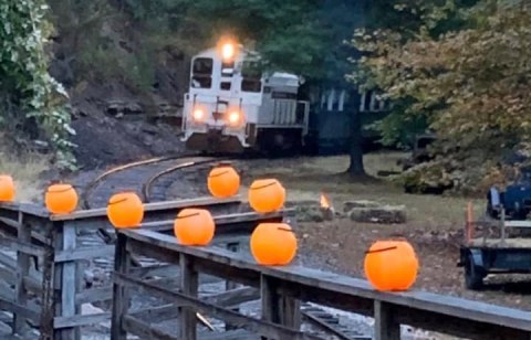 All Aboard The Haunted Halloween Express For A Spooky Nighttime Train Ride In Kentucky