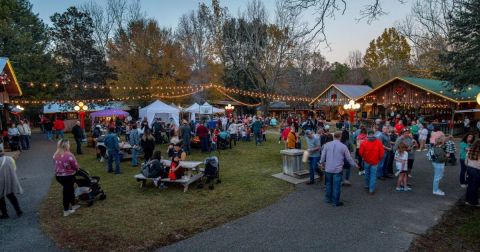 Experience A Magical Holiday Event At The Christmas Candlelight Tour Of Landrum's Homestead In Mississippi