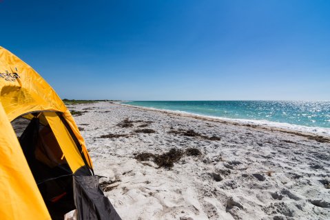 Spend The Night Tent Camping On This Secluded Island In Florida's Cayo Costa State Park