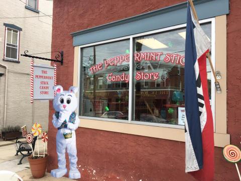 Sample Treats From The Past At The Peppermint Stick Candy Store In Pennsylvania