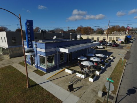 Experience Some Unique History When You Dine At The Bus Stop Cafe, Located In An Old Bus Depot In Tennessee