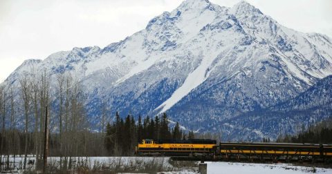 Peer Into Frozen Alaskan Beauty While Snuggled Up Inside The Aurora Winter Train