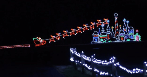 Drive Through 2.5 Million Holiday Lights At Watkins Regional Park In Maryland