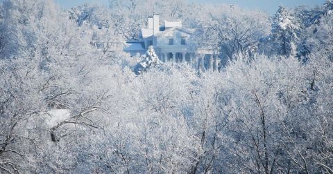 The Historic Arbor Lodge Mansion In Nebraska Gets All Decked Out For Christmas Each Year And It's Beyond Enchanting