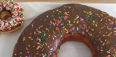 Marvel Over The Mega-Sized Donuts At Paradise Donuts In Kentucky