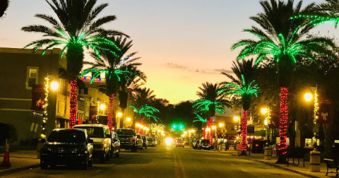 At Christmastime, New Smyrna Beach, Florida Has One Of Most Enchanting Main Streets In The Country