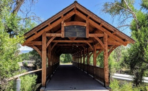 The Longest Covered Bridge In Utah, Legacy Bridge, Is 110 Feet Long