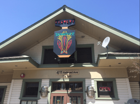 Dine At An Old Train Depot When You Visit Salmon River Brewery In Idaho