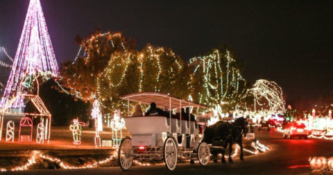 Enjoy One Of The Top Ten Holiday Light Shows In The Nation At The Chickasha Festival Of Light In Oklahoma