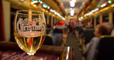 Climb Aboard A Holiday Wine Train On The Grapevine Vintage Railroad In Texas