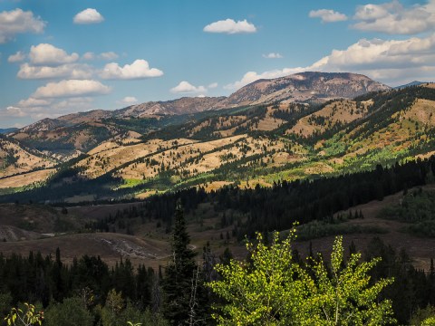 The Bird's Eye View From The Top Of Wyoming's Salt River Pass Is Hard To Beat