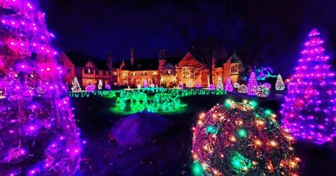 The Holiday Walk At Meadow Brook Hall In Michigan Will Take You Through A Timeless Christmas Wonderland