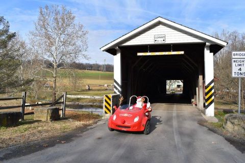 Join Santa On A Scooter For The Most Whimsical Christmas Experience In Pennsylvania