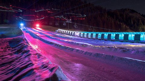 Try The Ultimate Nighttime Adventure With Disco Tubing At Squaw Valley Resort In Northern California